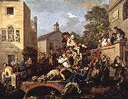 William Hogarth Der Triumphzug des Abgeordneten Spain oil painting artist